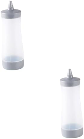 HOLIDYOYO 2pcs Condiment Squeeze Bottles Reusable