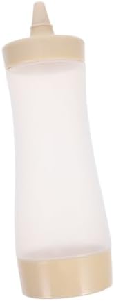 3PC Collbath Squeeze Condiment Bottles Leakproof Salad Dressing Mustard Ketchup Dispensers