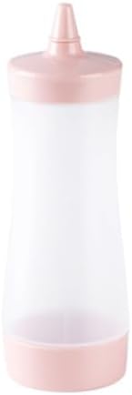 HOLIDYOYO 2 Pcs Reusable Pink Sauce Squeeze Bottles