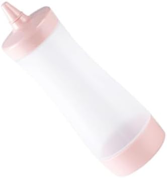 HOLIDYOYO 2 Pcs Reusable Pink Sauce Squeeze Bottles