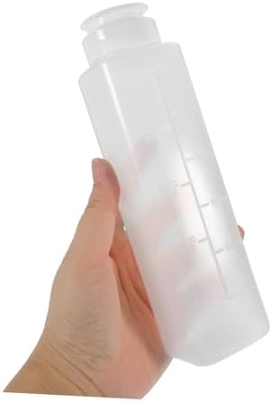 CIYODO 300ML Reusable Oil Dispenser Squeeze Bottle with Measurement Scale