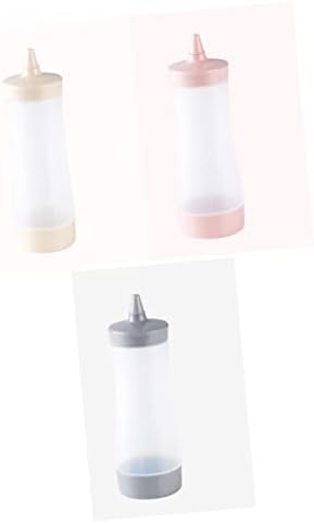 Luxshiny Reusable Condiment Squeeze Bottles Set of 2