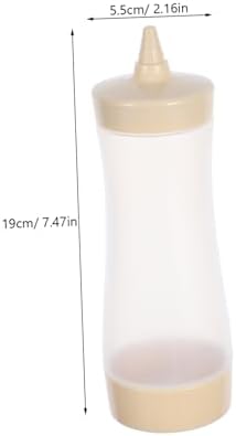 Pamingono Condiment Squeeze Bottles Set Leakproof