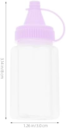 HOLIDYOYO 4PC Refillable Condiment Squeeze Bottles 1