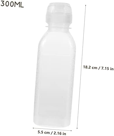 FELTECHELECTR Sauce Dispenser 4 Pack 300ml Leak-Proof Squeeze Bottles
