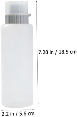 2pcs Reusable Condiment Squeeze Bottles Grey PP