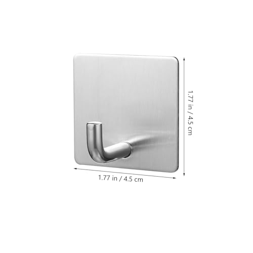 Beaupretty 4pcs Modern Wall Hooks for Bathroom and Home Organization