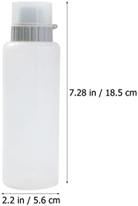 Hemoton 2pcs Reusable Condiment Squeeze Bottles