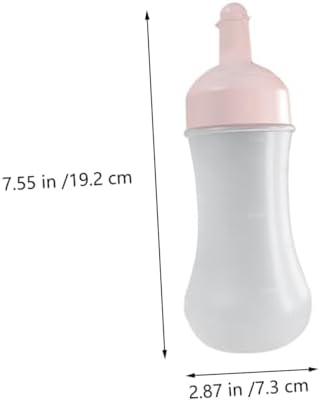 STOBAZA 2Pcs 350ml Squeeze Sauce Bottles with Measurement Marks