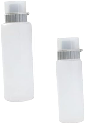 2pcs Reusable Condiment Squeeze Bottles Grey PP
