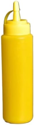 KLEYE Squeeze Sauce Bottles Pack of 5 Yellow 800ml
