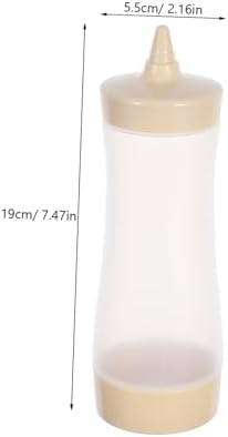 BRIGHTFUFU Plastic Condiment Squeeze Bottles