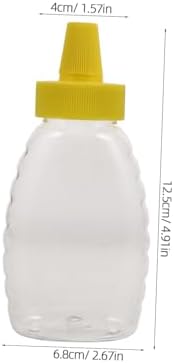 VOSAREA Squeezable Condiment Bottles for Salad Dressing and Sauces