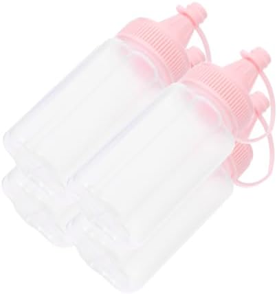 MAGICLULU 4PCS Reusable Condiment Squeeze Bottles
