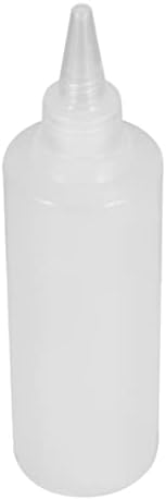 6 Pack 250ml Squeeze Bottles with Pointed Tips