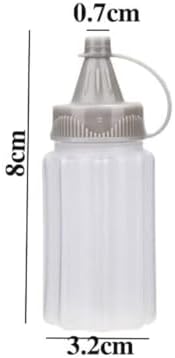 KLEYE Red Condiment Squeeze Bottles For Sauces