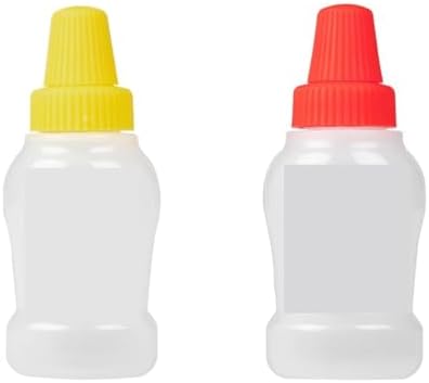 KLEYE Yellow Condiment Squeeze Bottles 1