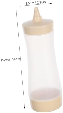 PRETYZOOM 3-Piece Squeeze Condiment Bottles Set