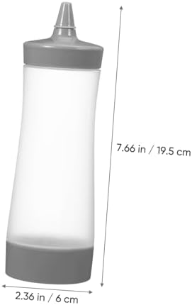 HOLIDYOYO 4-Pack Ketchup Squeeze Bottles for Mustard and Salad Dips
