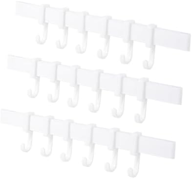 3pcs Punch Adhesive Hook Rack for Bathroom and Kitchen
