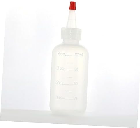 HOLIDYOYO Plastic Condiment Squeeze Bottles with Scale 120ml Set of 15