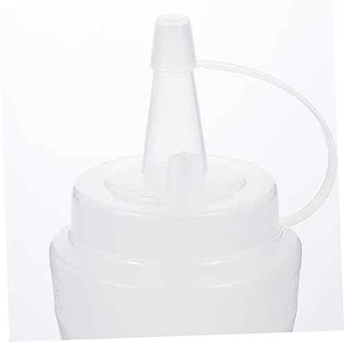 2Pcs Condiment Squeeze Bottle 400ml with Nozzle