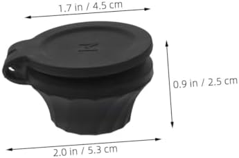 BIUDECO 6pcs Inverted Flip Top Shampoo Caps Leak Proof Reusable