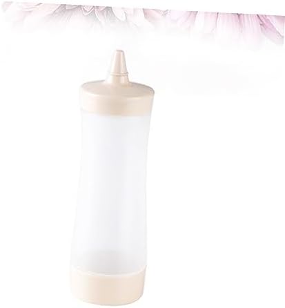 HOLIDYOYO 350ml Reusable Squeeze Bottle for Salad Dressing and Condiments