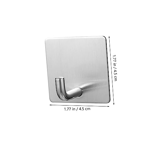 4PCS Adhesive Towel Hooks for Wall