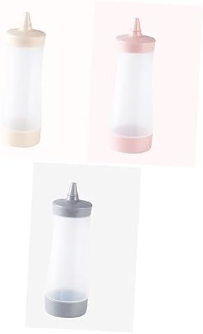 COLLBATH 350ML Reusable Salad Dressing Squeeze Bottle