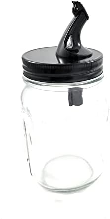AmeriPour Black Mason Jar Pour Spouts 2 Pack