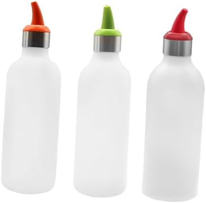 HOLIDYOYO 3pcs Condiment Bottle Set