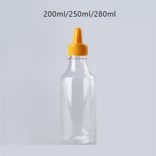 KLEYE 5PCS Condiment Squeeze Bottles