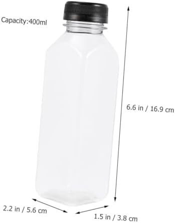 PAMINGONO 400ml Reusable Juice Containers with Lids