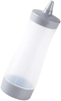 STOBAZA 2pcs Reusable Clear Condiment Bottles