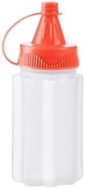 KLEYE Red Condiment Squeeze Bottles For Sauces