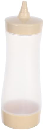 HOLIDYOYO 3PC Cream Color Condiment Squeeze Bottles