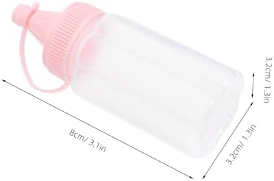 4pcs Reusable PP Condiment Squeeze Bottles Set