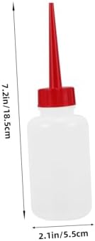 CIYODO Reusable Plastic Condiment Squeeze Bottle for Sauces and Seasonings