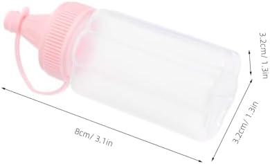VINTORKY 4PCS Reusable Condiment Squeeze Bottles 60ml Salad Dressing Storage Set