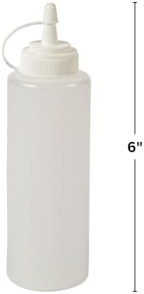 Fun Express Clear Condiment Squeeze Bottles 12-Pack