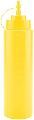 Condiment Squeeze Bottles 720ml 10pcs Plastic PE with Narrow Nozzle