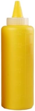 KLEYE 5PCS Salad Sauce Squeeze Bottles with Scale