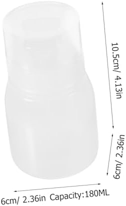 6pcs Sauce Squeeze Bottles for Salad Dressing Wide Mouth Ketchup Bottles