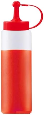KLEYE 5PCS Red Condiment Squeeze Bottles