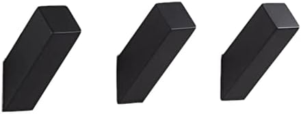 SUNESA 3Pcs Matte Black Coat Hooks 304 Stainless Steel