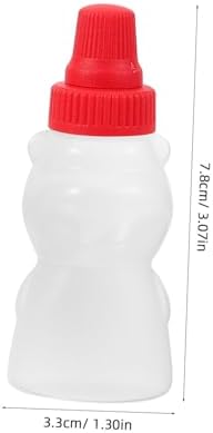 Mini Bear Condiment Bottles Set for Kitchen and Outdoor Use