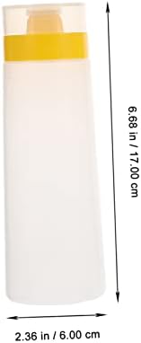 CIYODO Jam Squeeze Bottle Leakproof Kitchen Salad Condiment Bottle