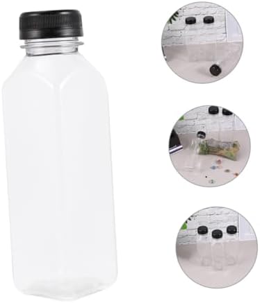 PAMINGONO 400ml Reusable Juice Containers with Lids