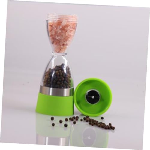 VINTORKY Manual Ceramic Pepper Mill Green Double Side 1
